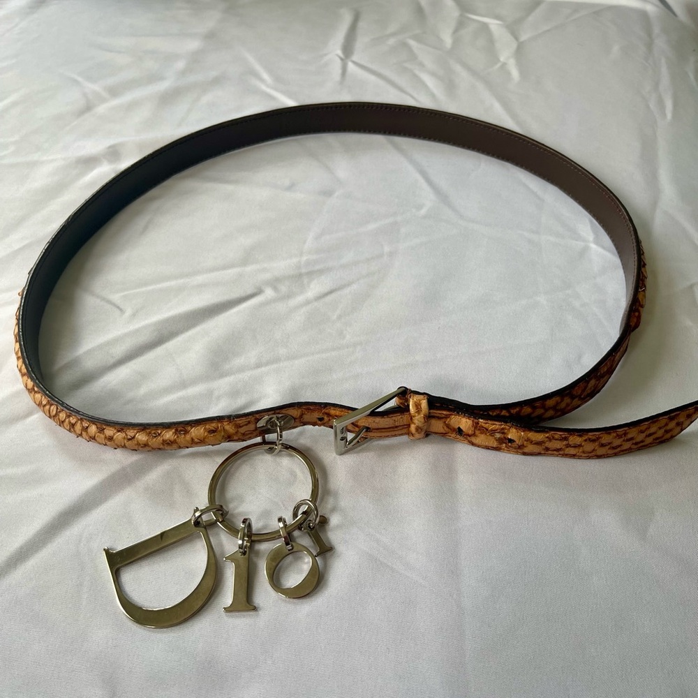 Vintage Dior Belt with Charms